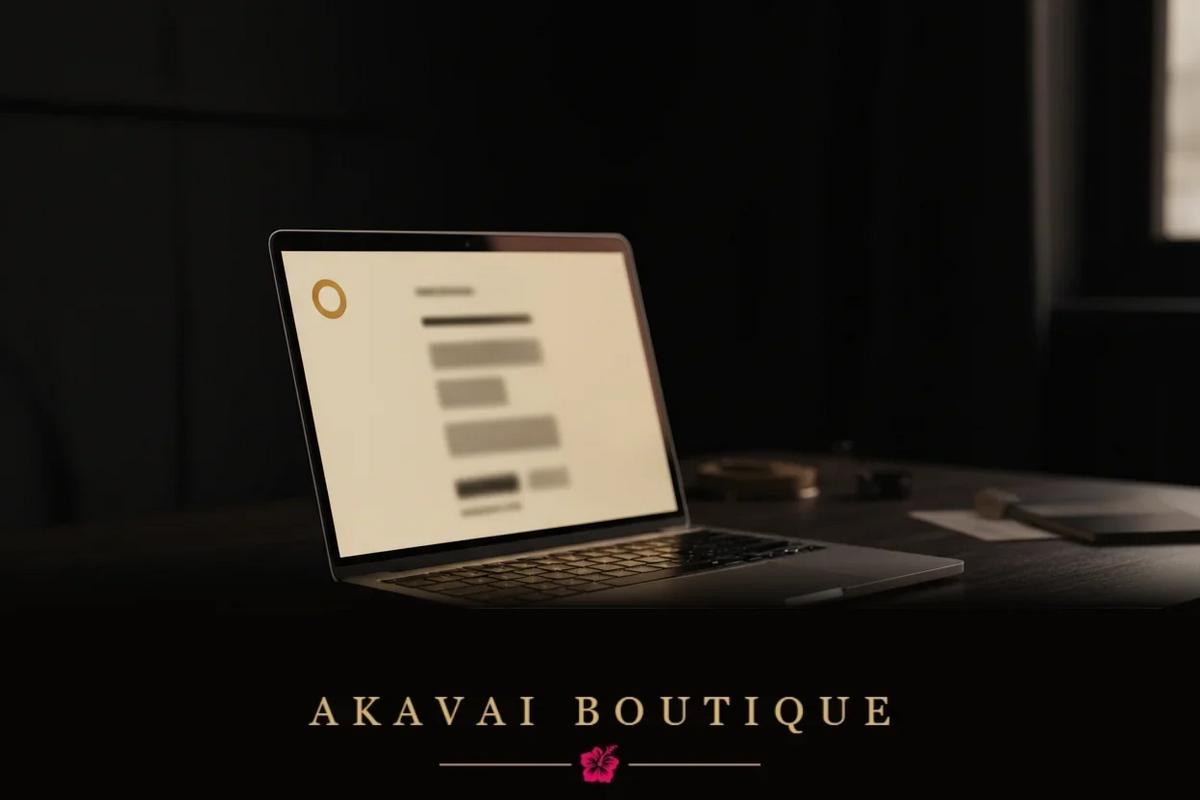 Boutique en construction coulisses du lancement e-commerce - Akavai Boutique