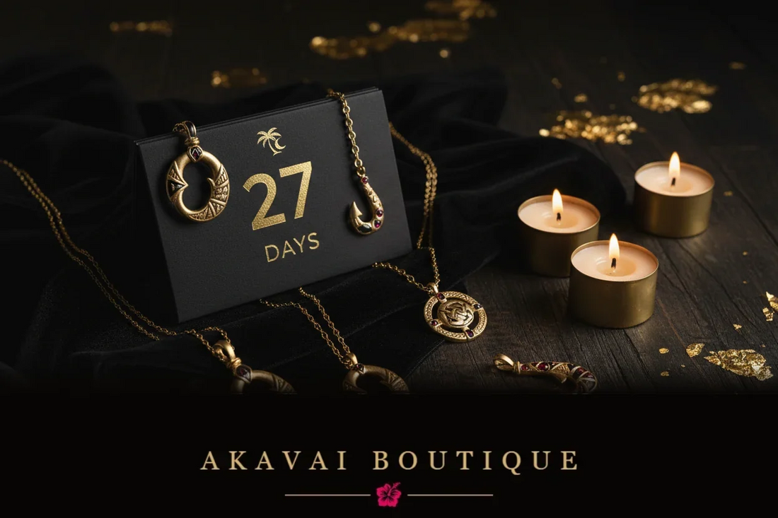 Compte à rebours 27 jours avant l'ouverture - Akavai Boutique