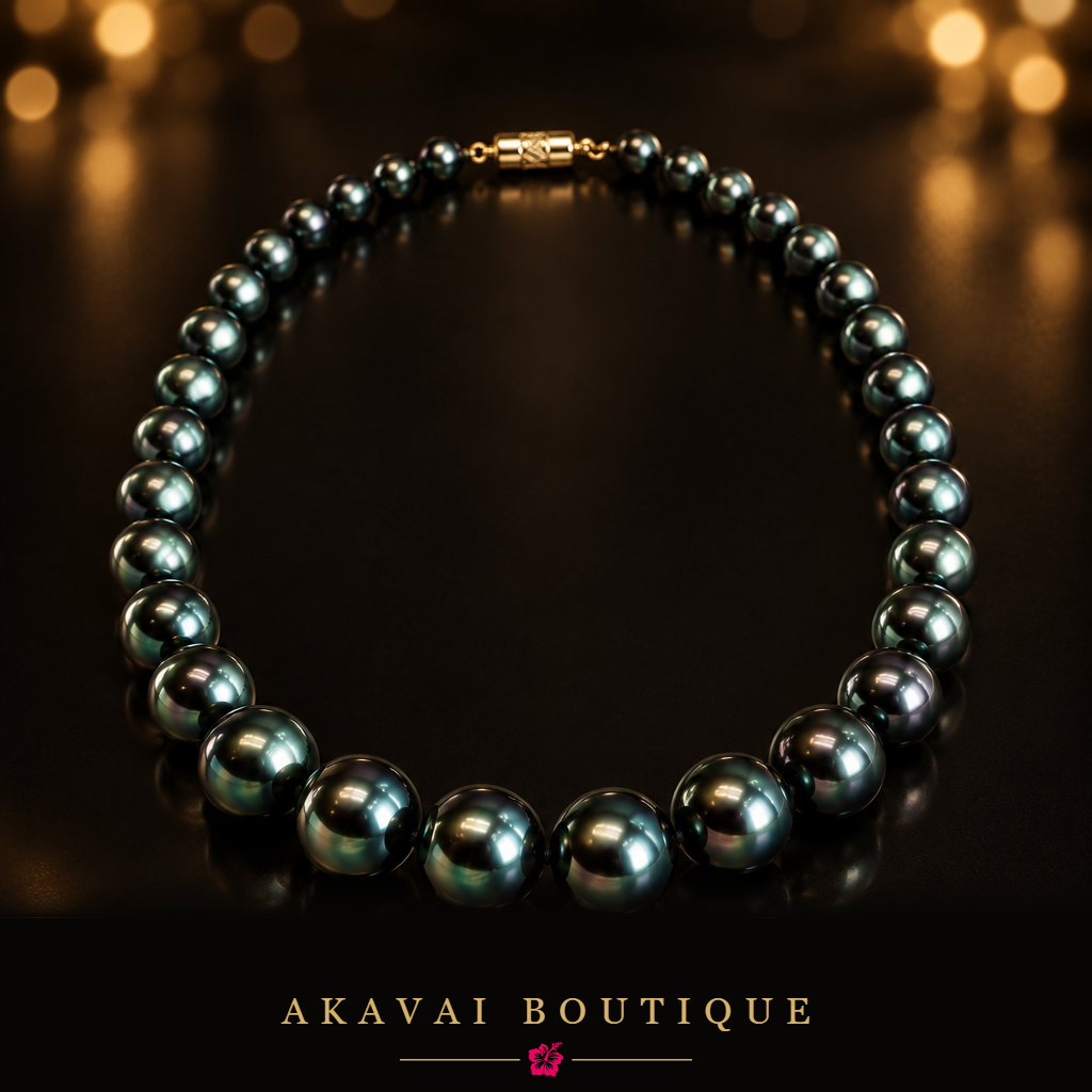 Collier de perles de culture de Tahiti seul – Akavai Boutique